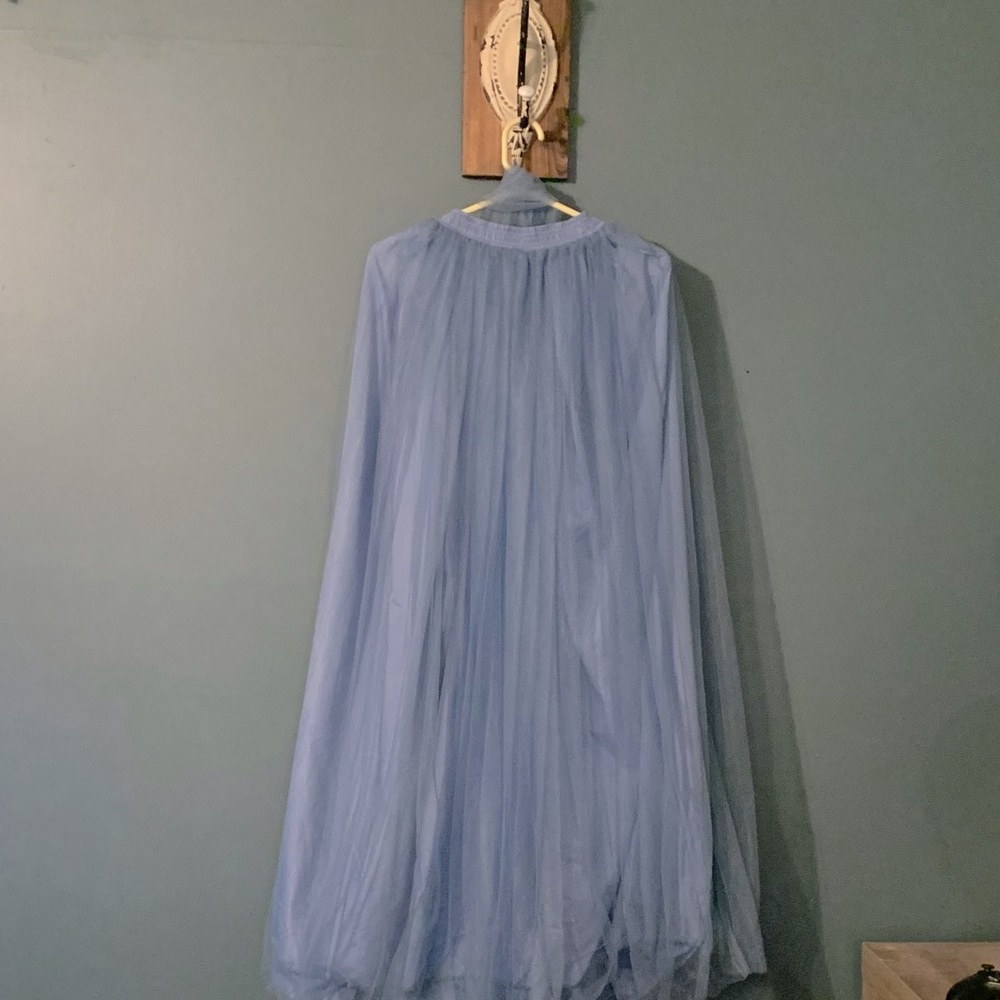 Beautiful Dusty Blue tulle skirt! Only worn once.